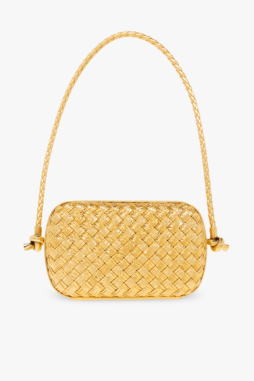 Bottega Veneta Slot Intrecciato tote bag IetpShops Australia Gold Knot Small shoulder bag Bottega Veneta